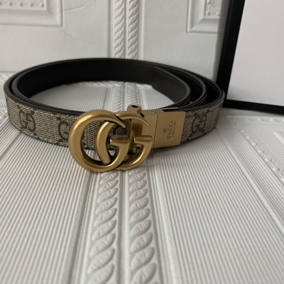 GGMarmont Reversible Thin Leather BeltStyle ‎65941